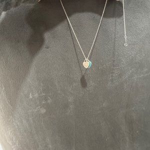 Tiffany Blue® Double Heart Tag Pendant